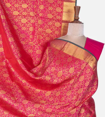 Pink Kanchipuram Silk Saree1