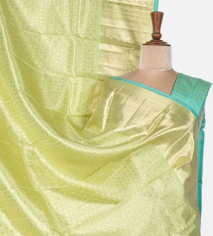 Light Green Kanchipuram Silk Saree1