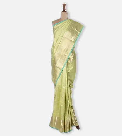 Light Green Kanchipuram Silk Saree2