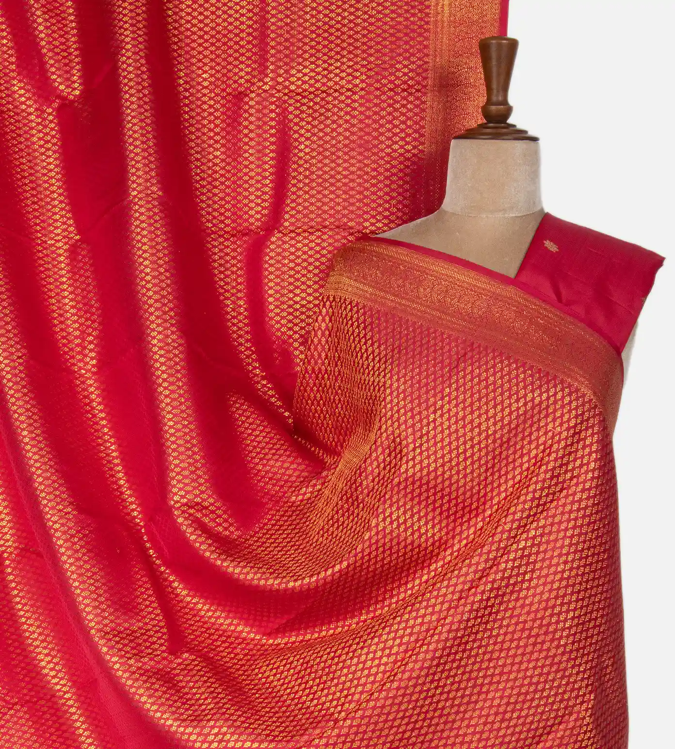 Pink Kanchipuram Silk Saree1