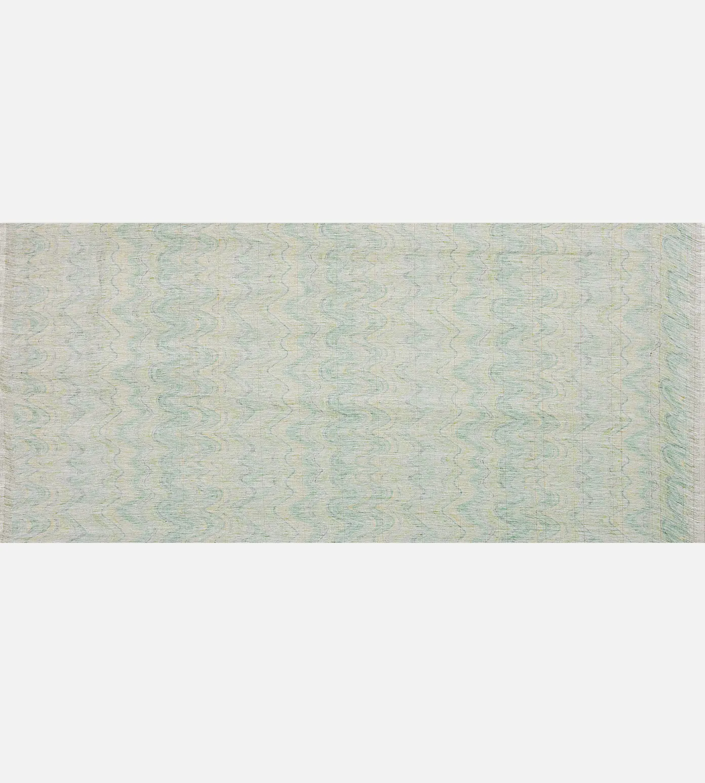 Pastel Green Linen Saree4