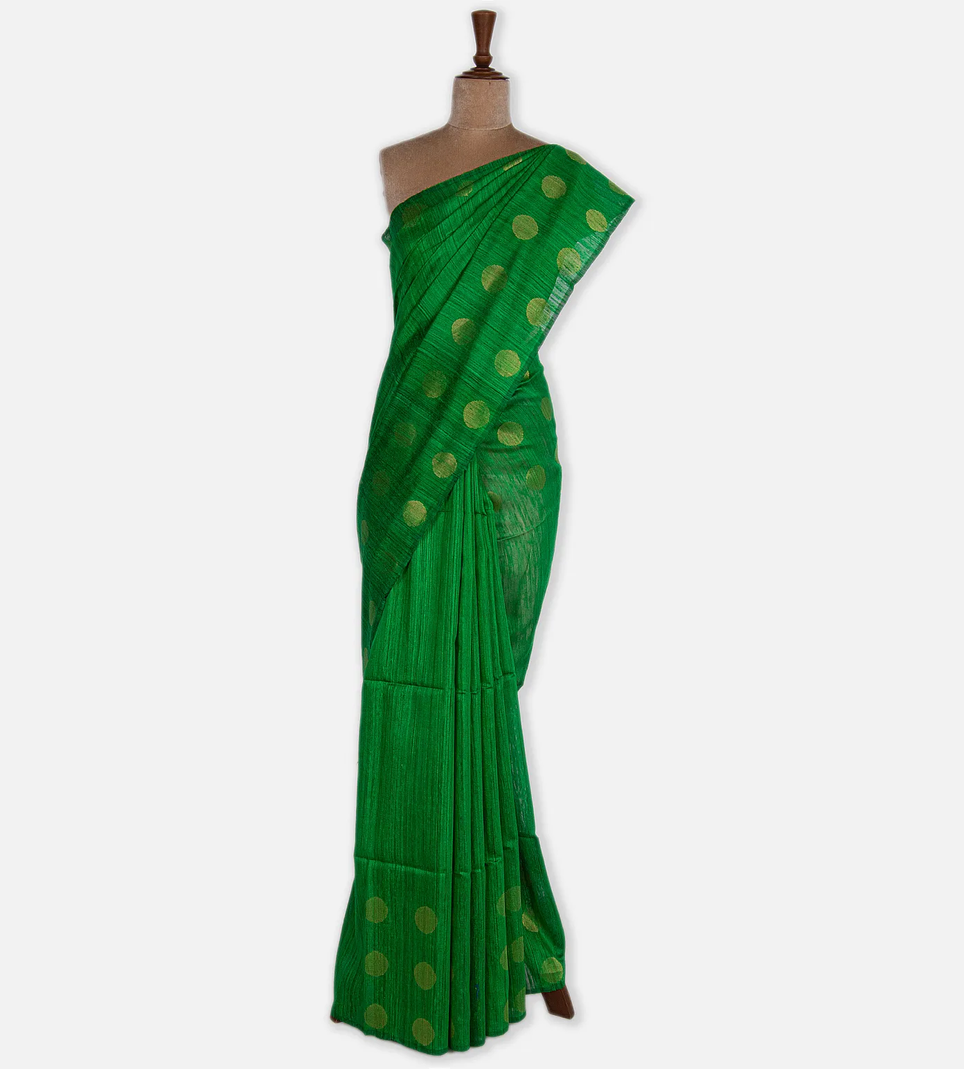 Green Bailou Tussar Saree2