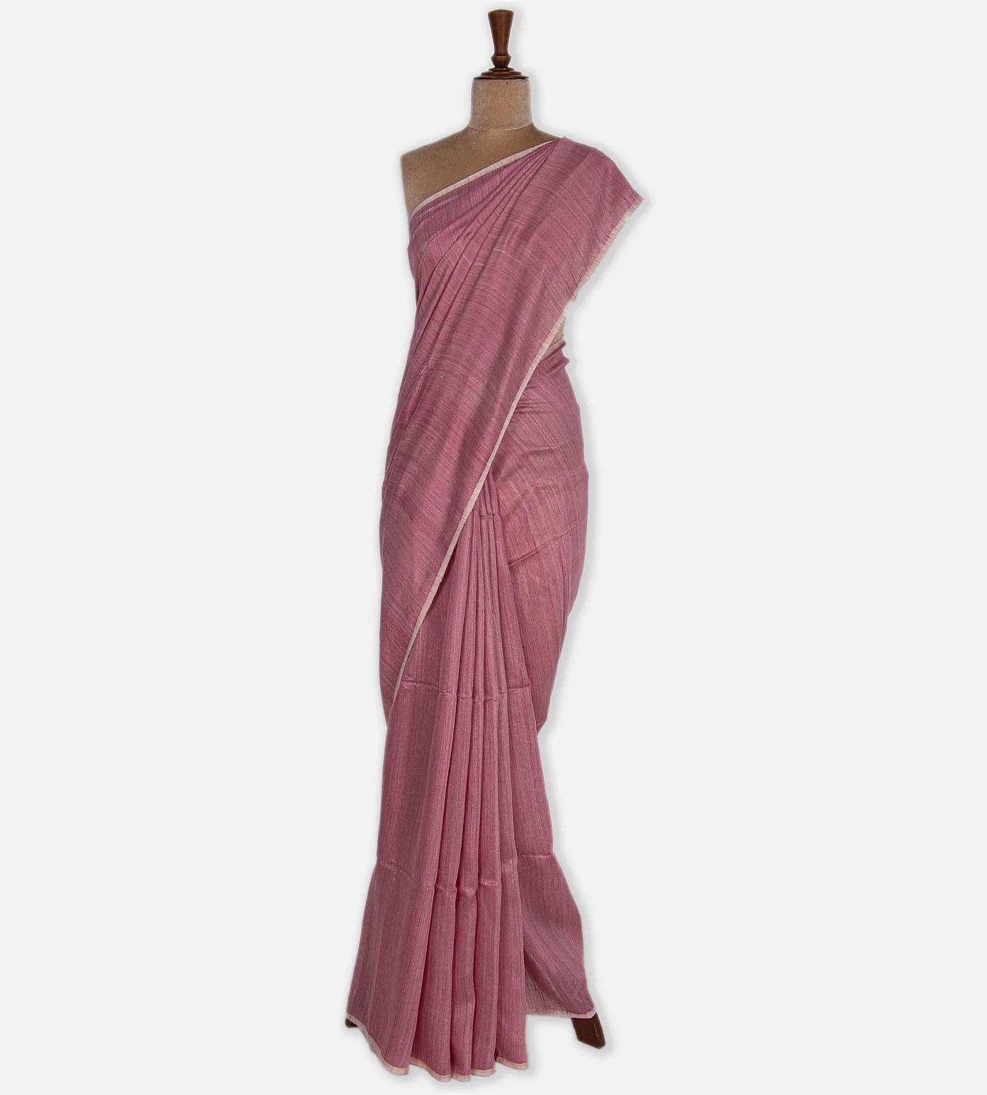 Pink Bailou Tussar Saree2