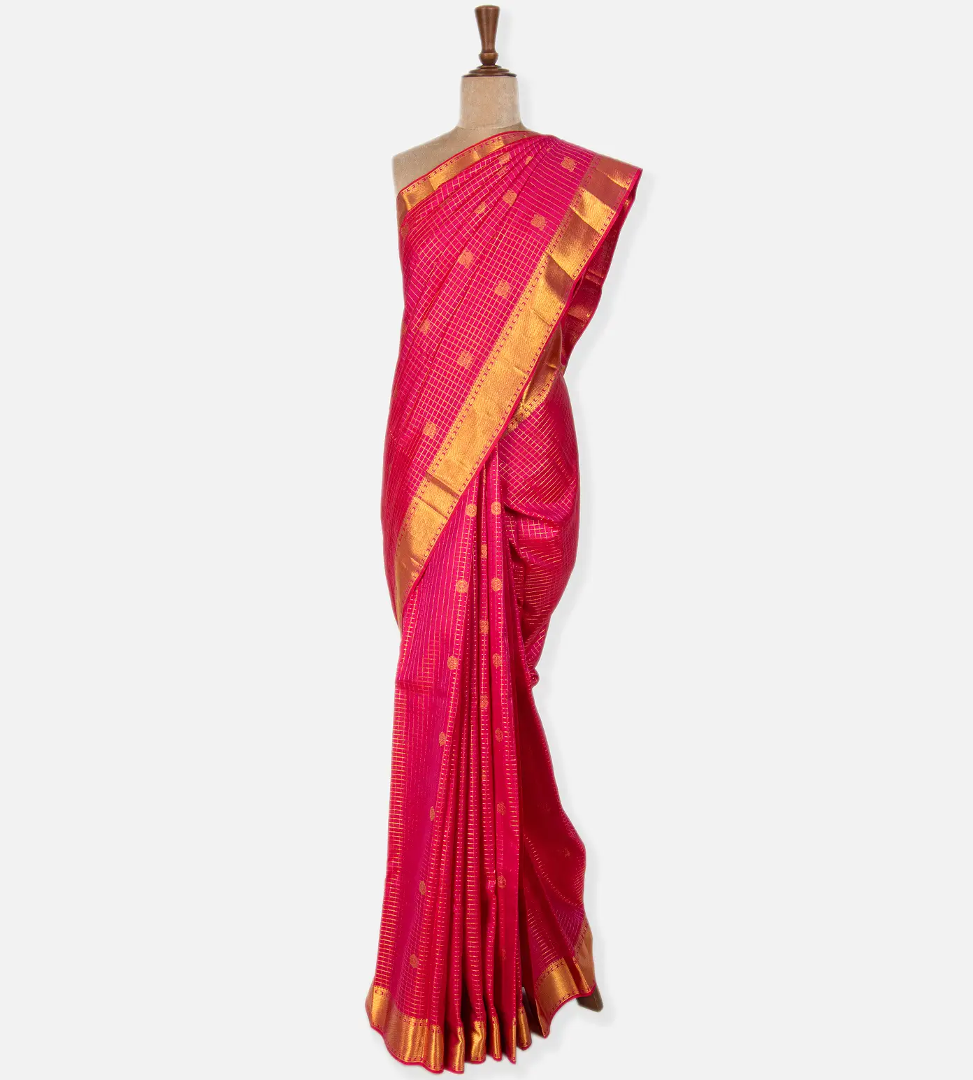 Pink Kanchipuram Silk Saree2