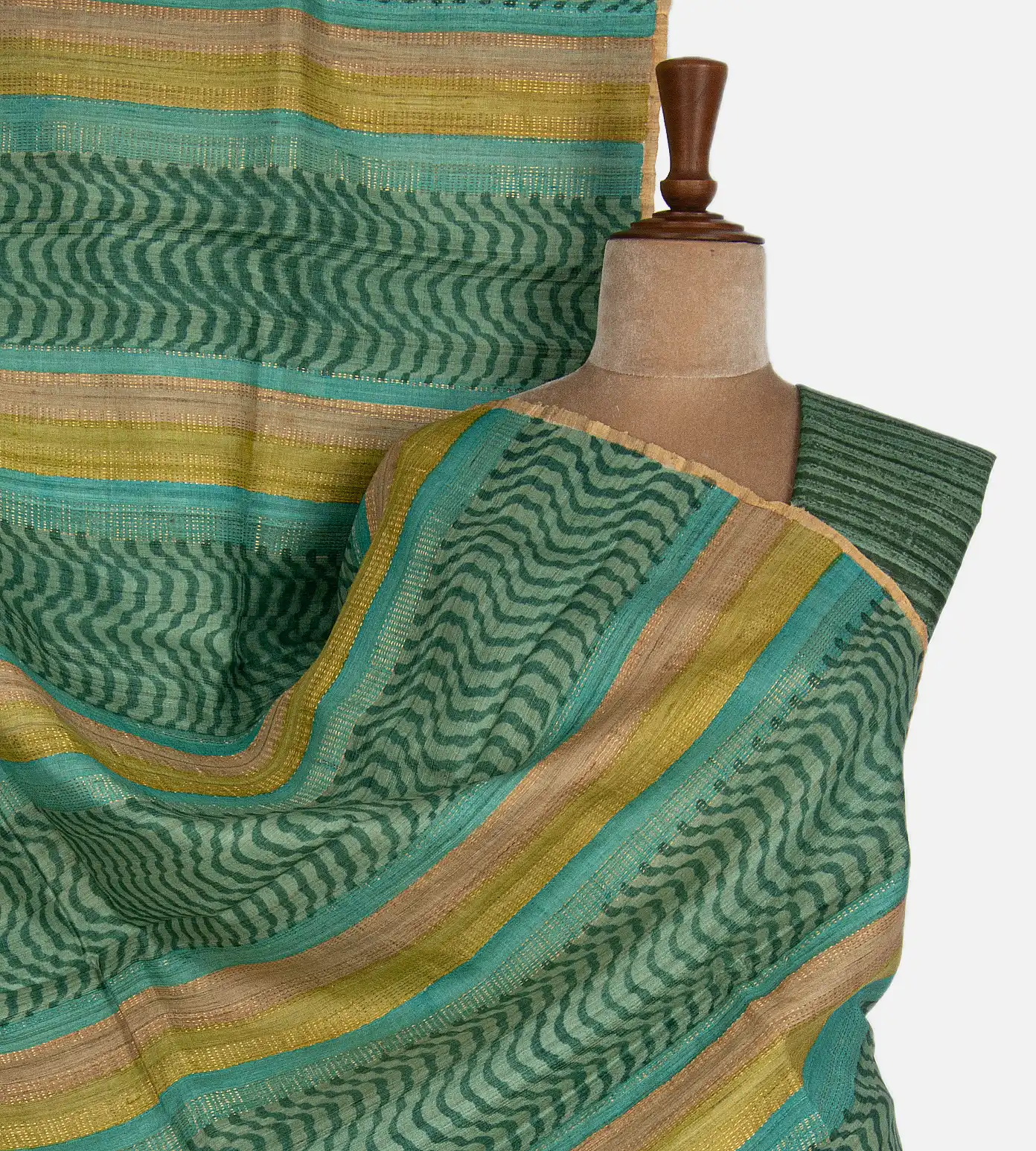 Multicolour Tussar Saree1