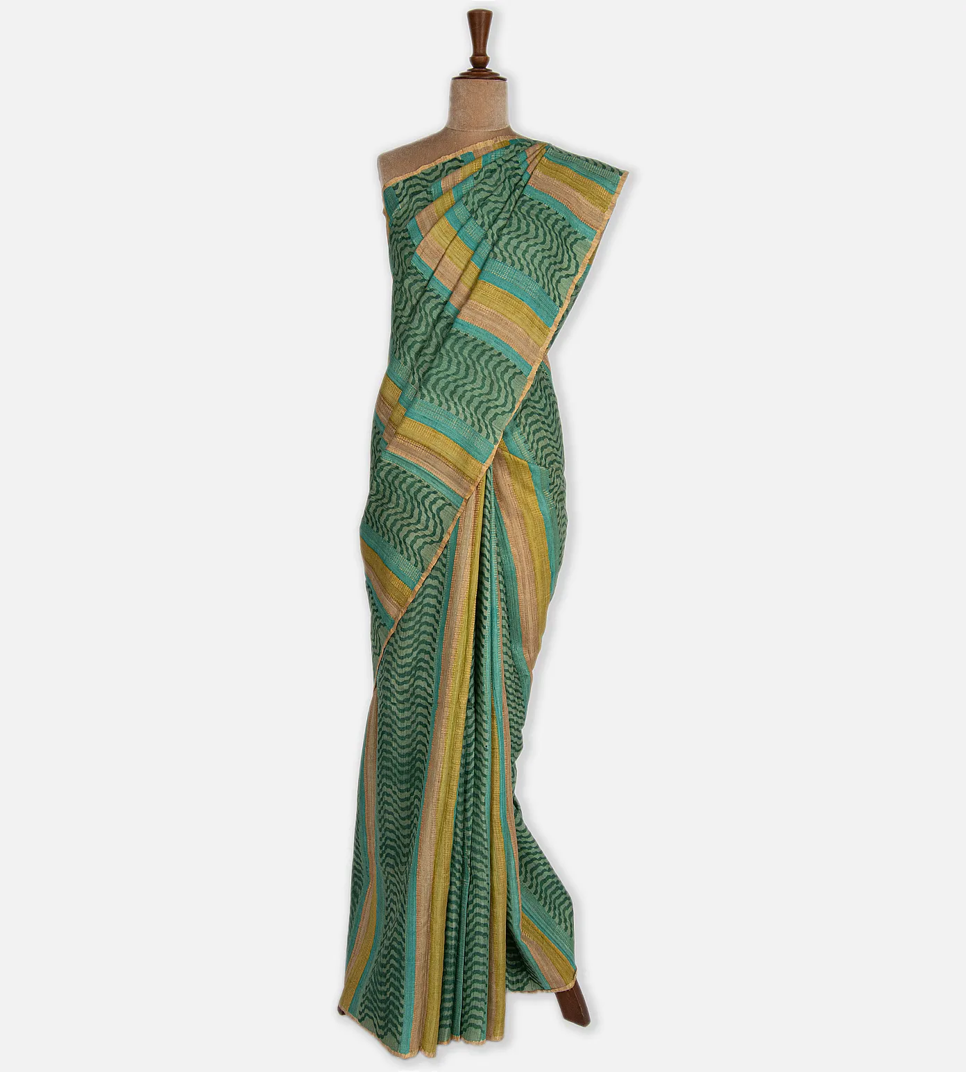 Multicolour Tussar Saree2