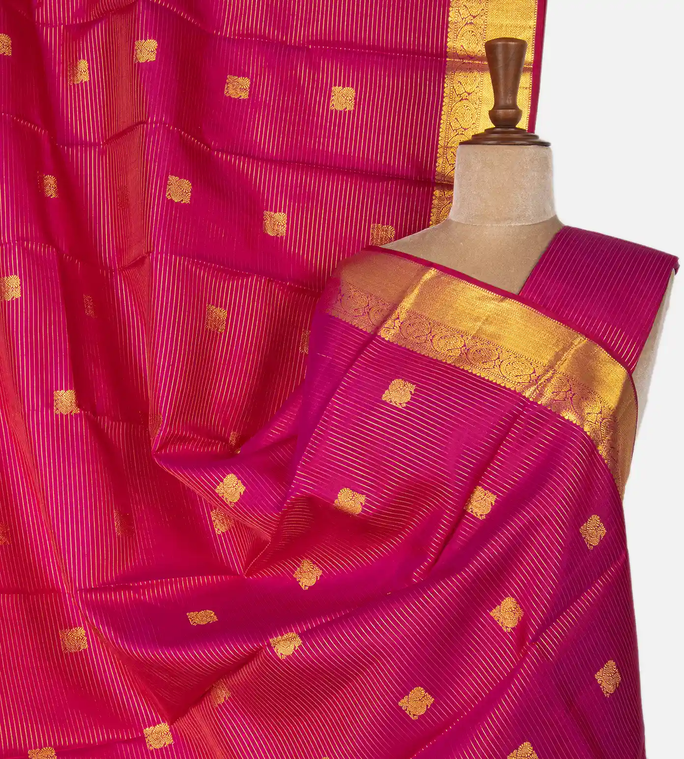 Pink Kanchipuram Silk Saree1