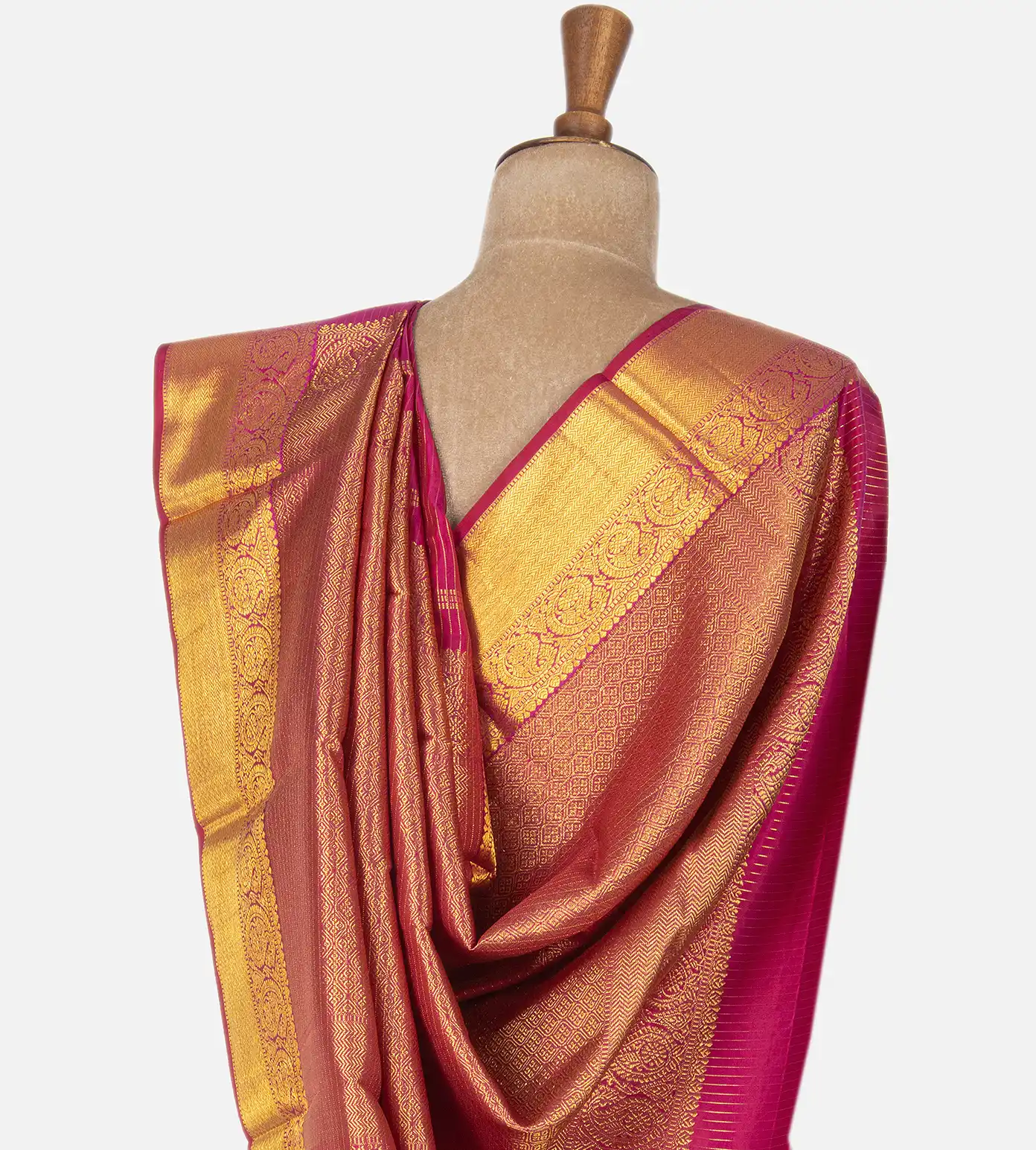 Pink Kanchipuram Silk Saree3