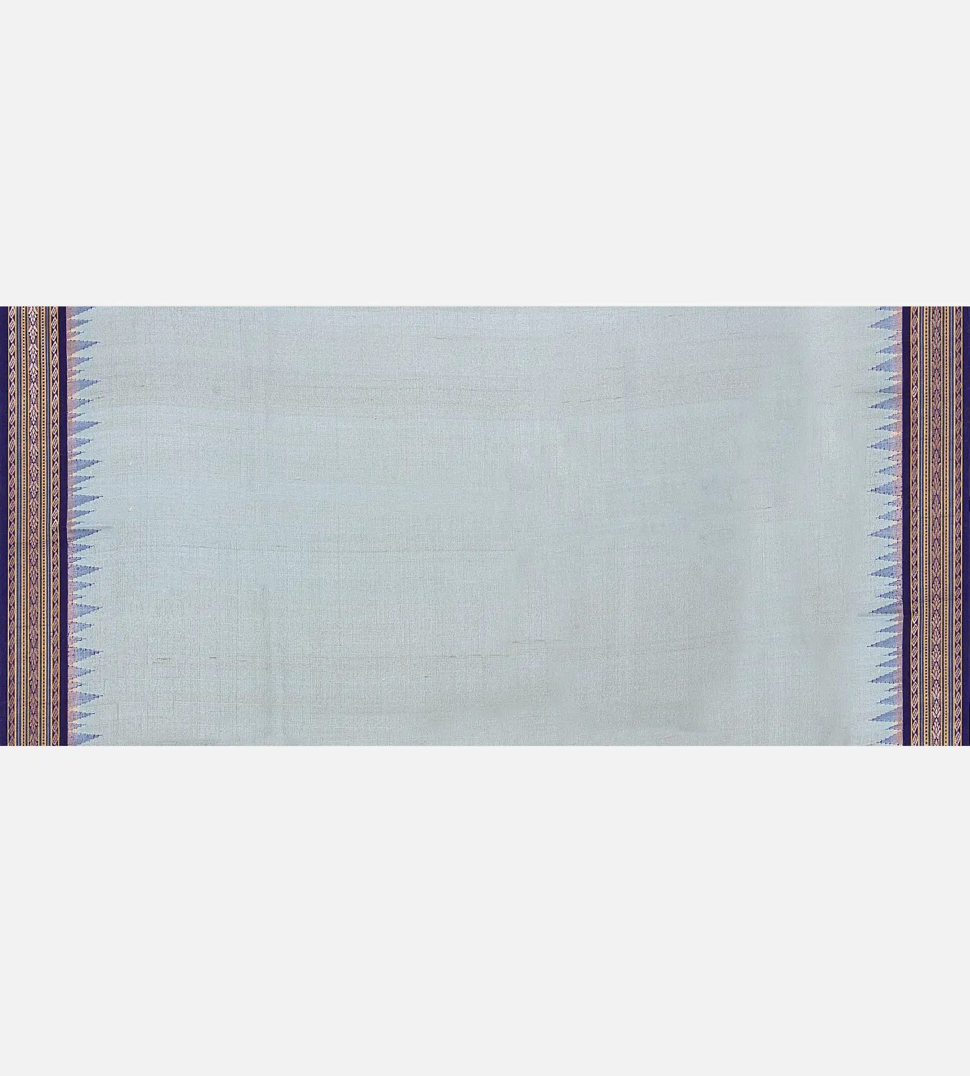 Light Blue Vidarbha Tussar Saree4