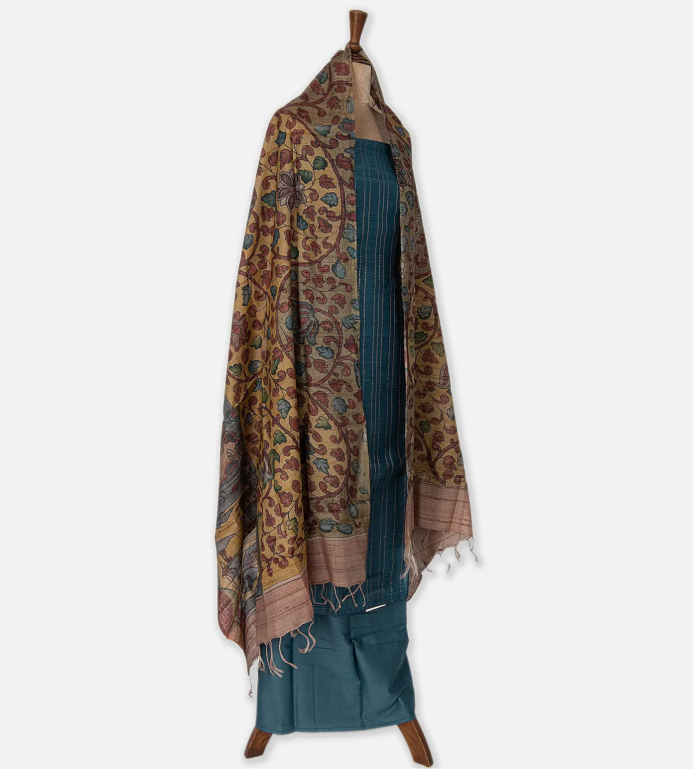 Blue Tussar Salwar3