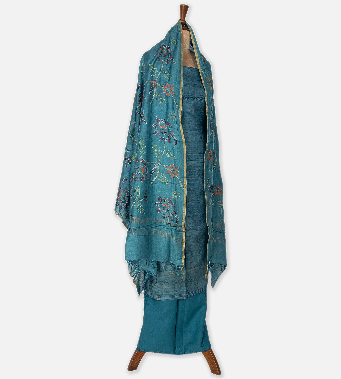 Blue Tussar Salwar3