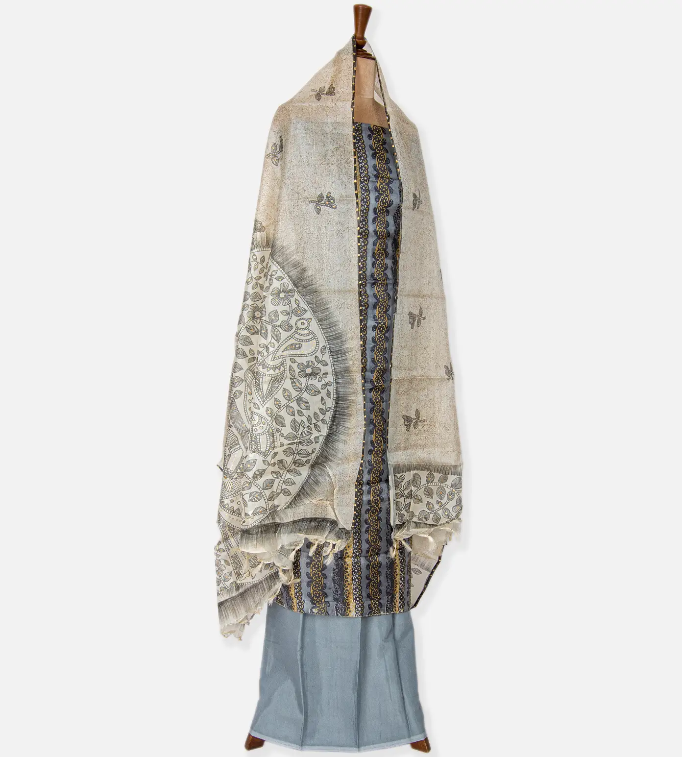 Grey Tussar Salwar3