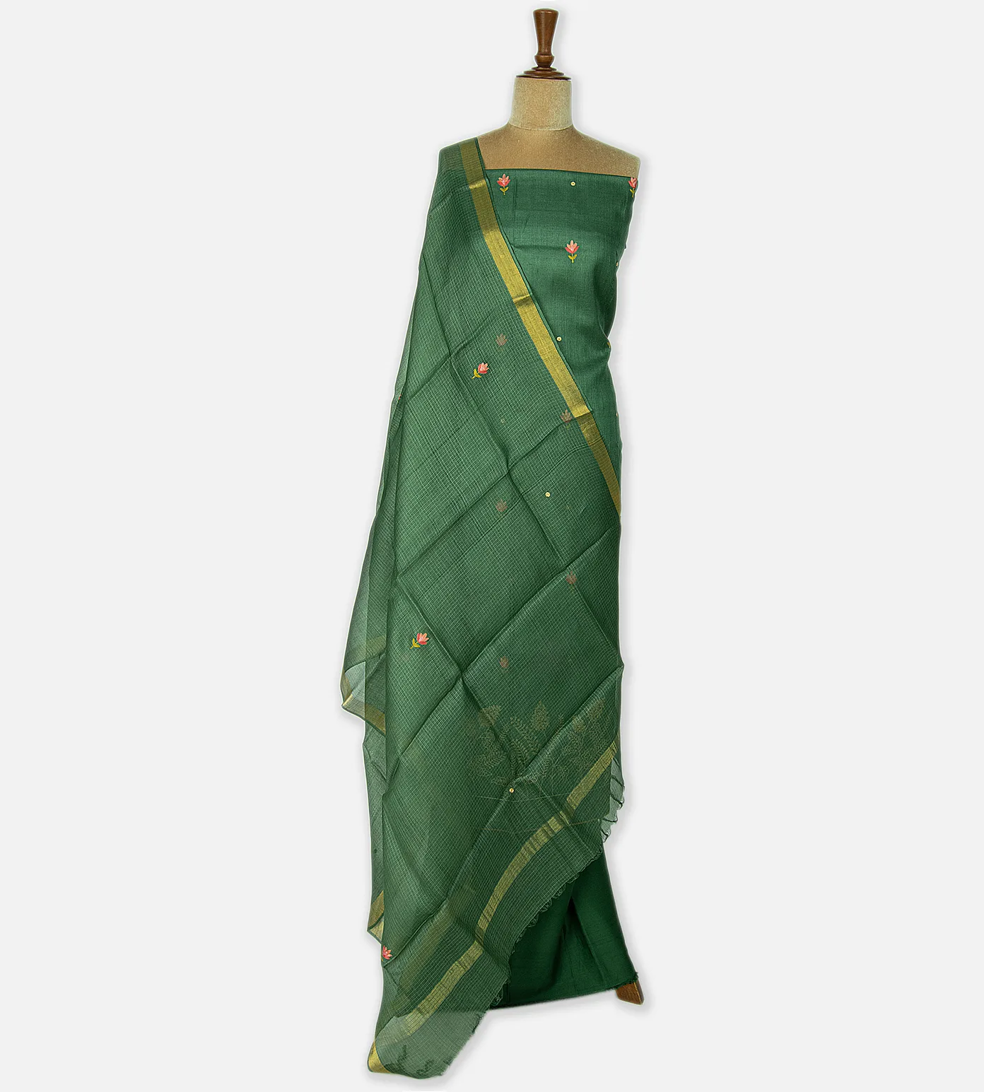 Green Tussar Salwar2