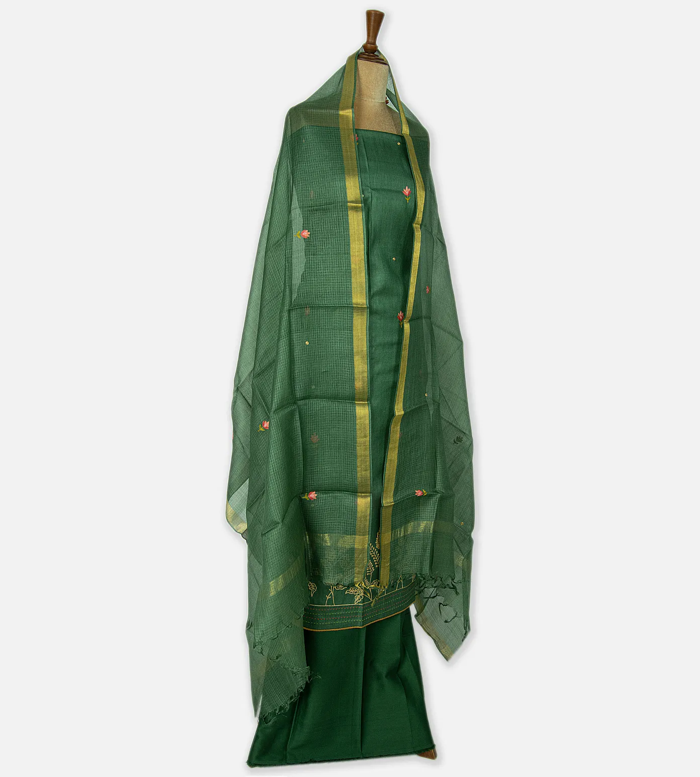 Green Tussar Salwar3