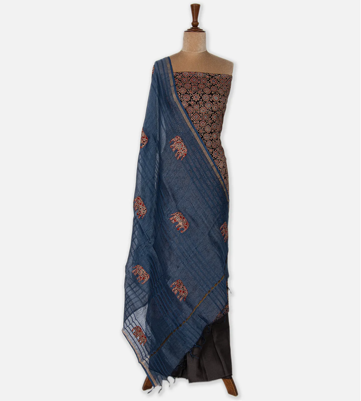 Black Muga Silk Salwar2