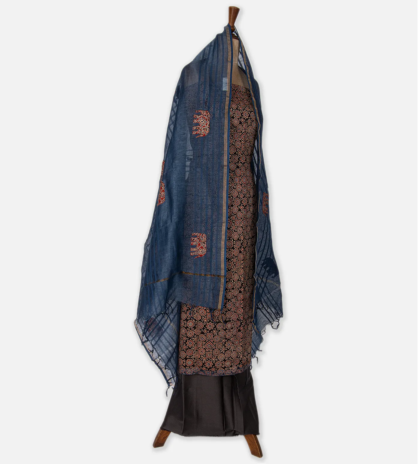 Black Muga Silk Salwar3