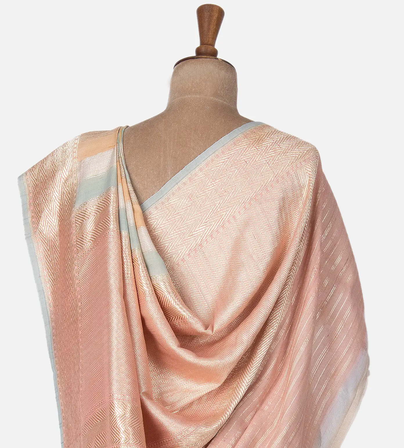 Multicolour Banarasi Tussar Georgette Saree3