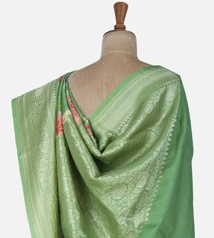 Pastel Green Kattan Silk Saree3