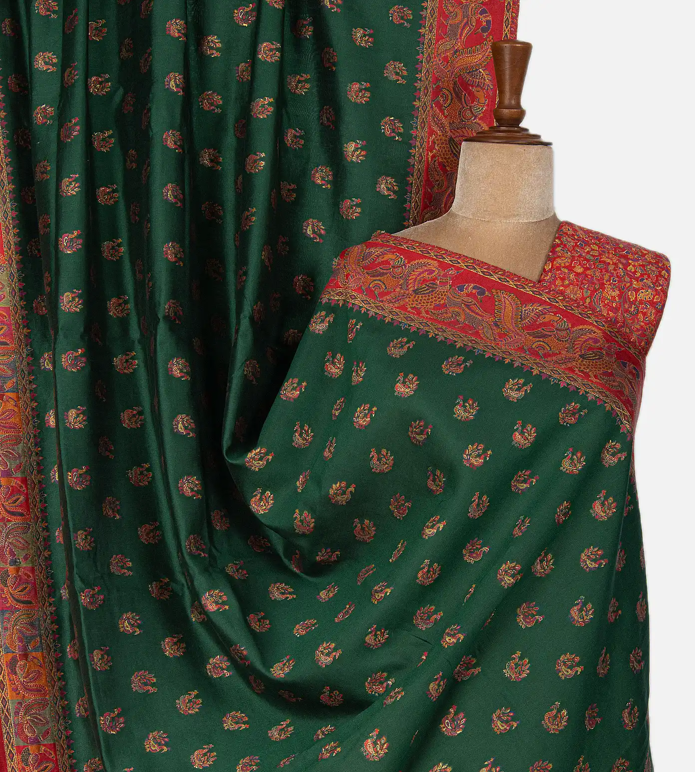 Green Kani Silk Saree1