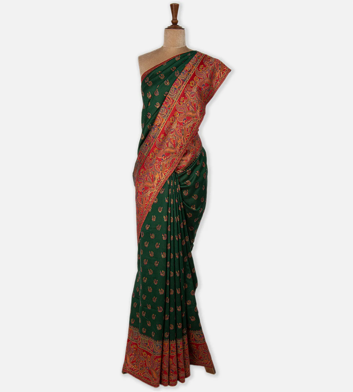 Green Kani Silk Saree2