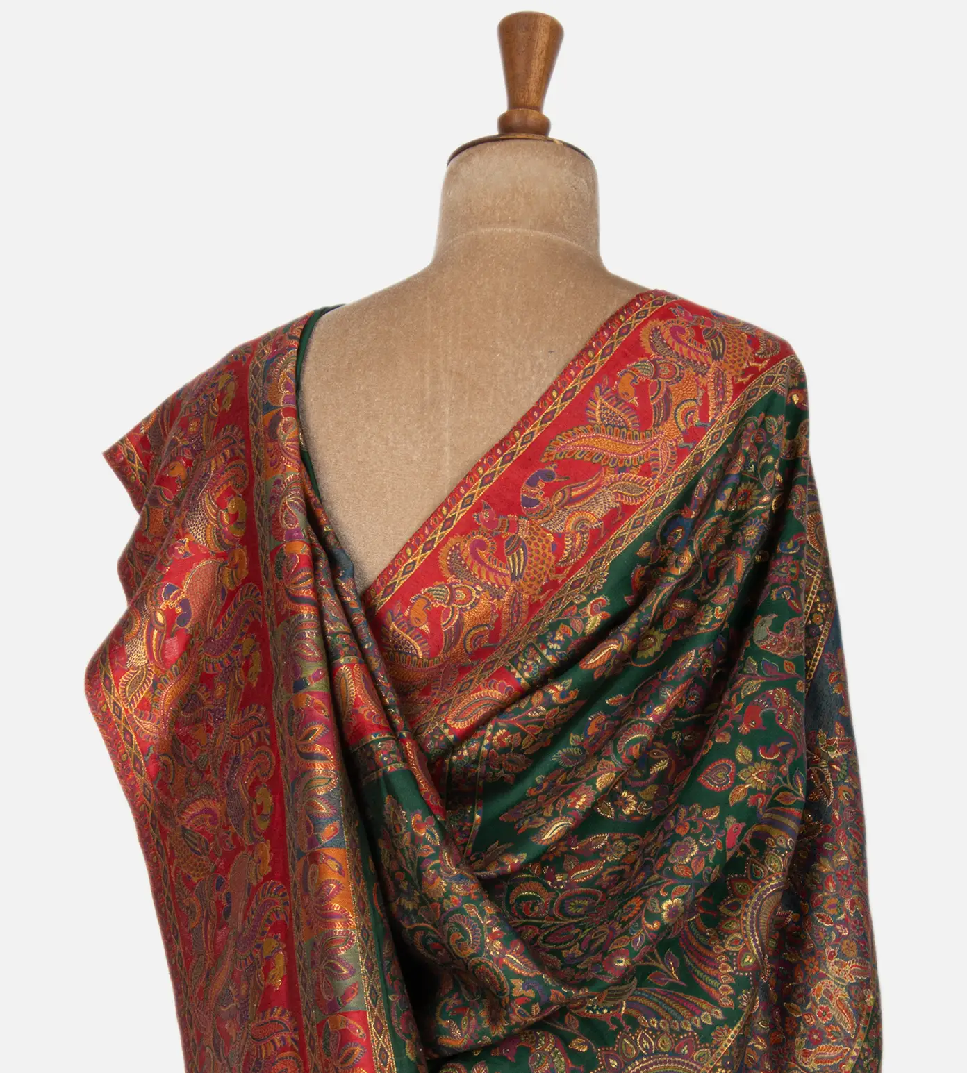 Green Kani Silk Saree3