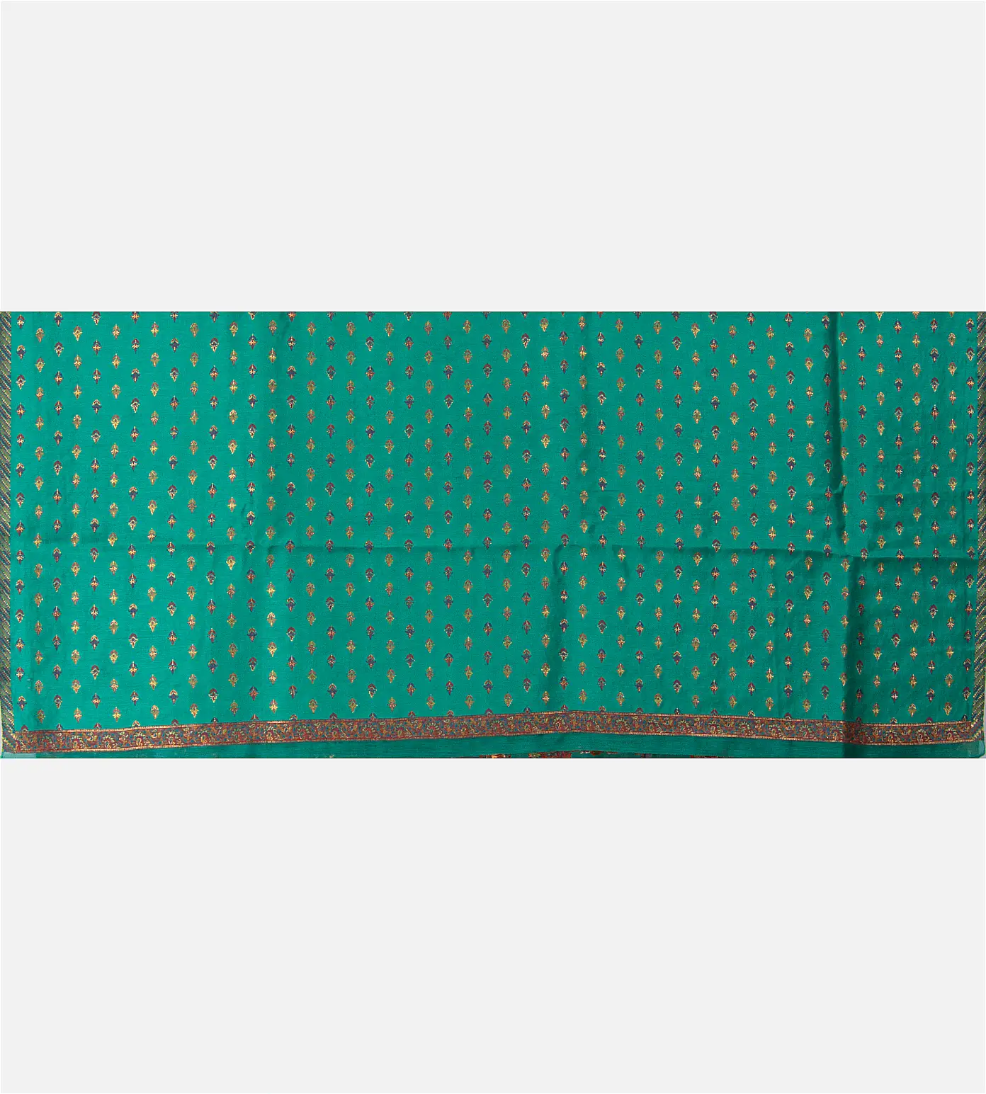 Sea Green Kani Silk Saree4