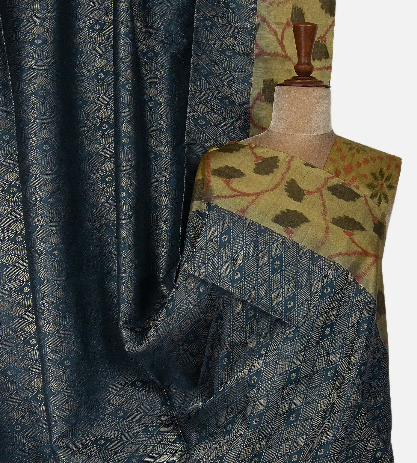 Blue Soft Silk Saree1