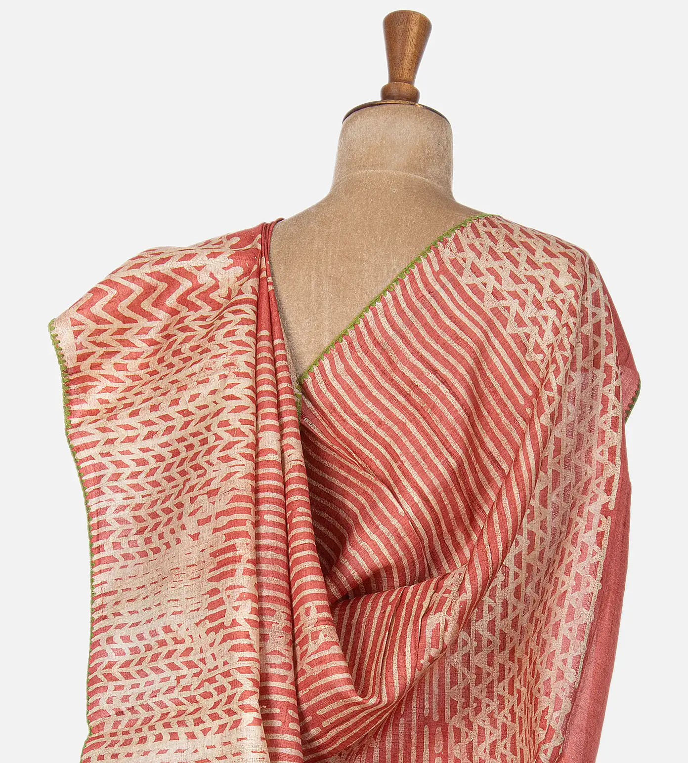 Pink Tussar Saree3