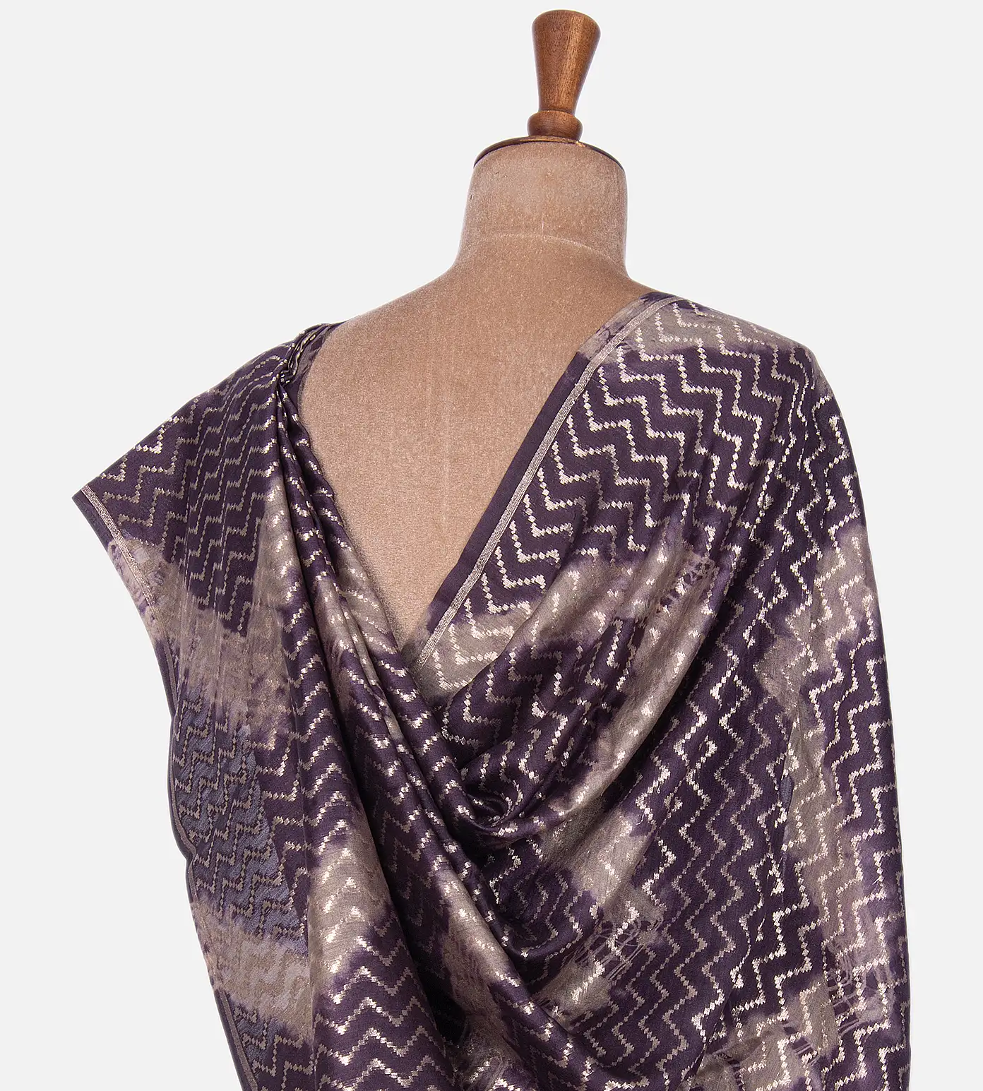 Purple Chaniya Silk Saree3