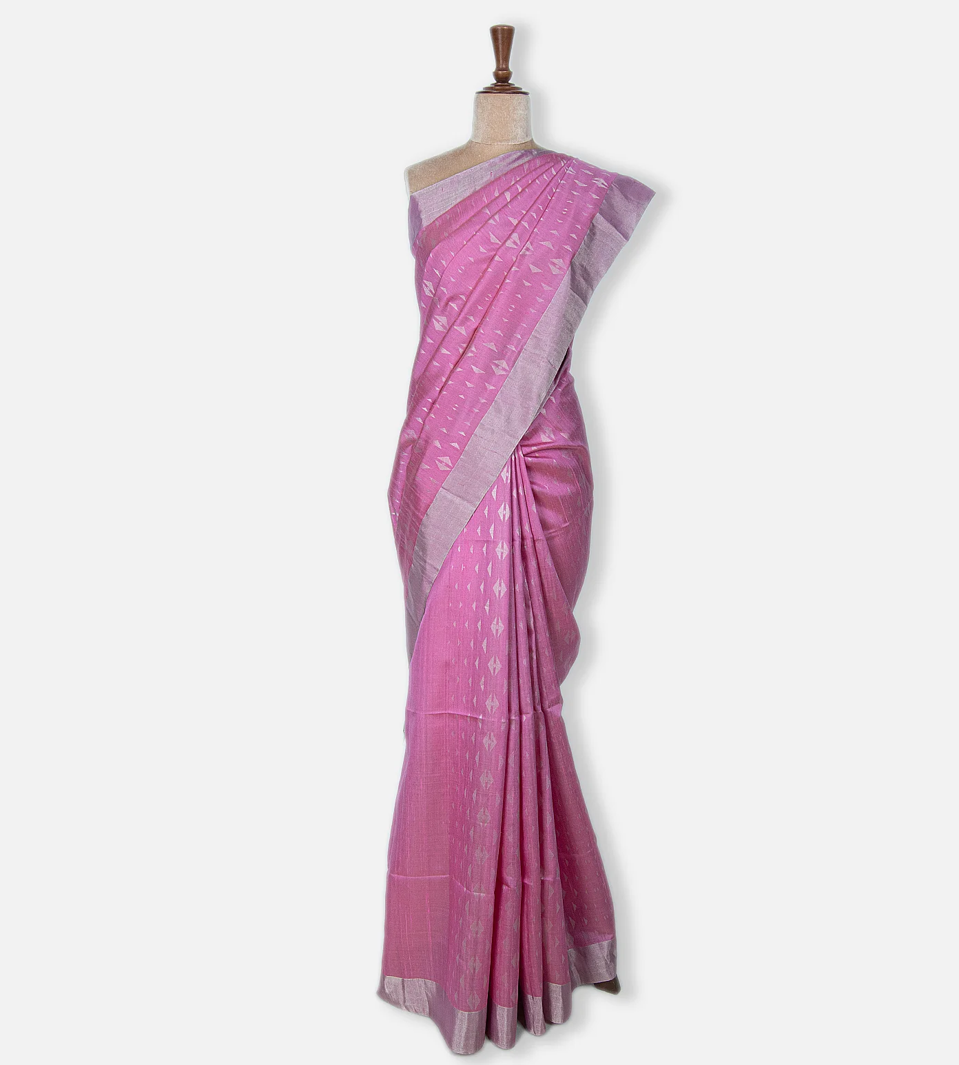 Light Pink Raw Silk Saree2