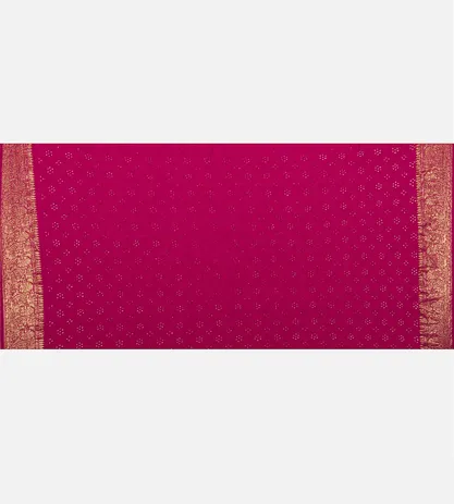 Pink Bandhani Kanchipuram Silk Saree4