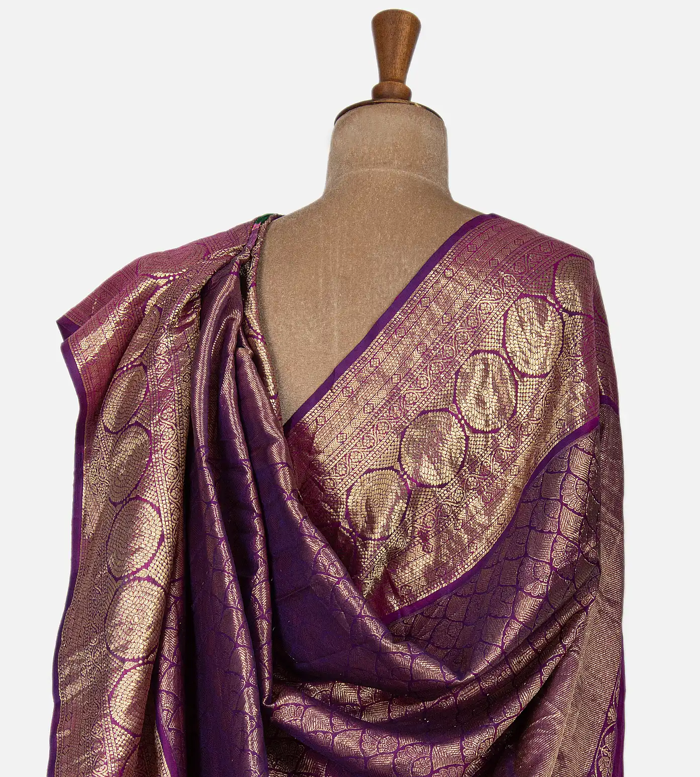 Green Bandhani Kanchipuram Silk Saree3