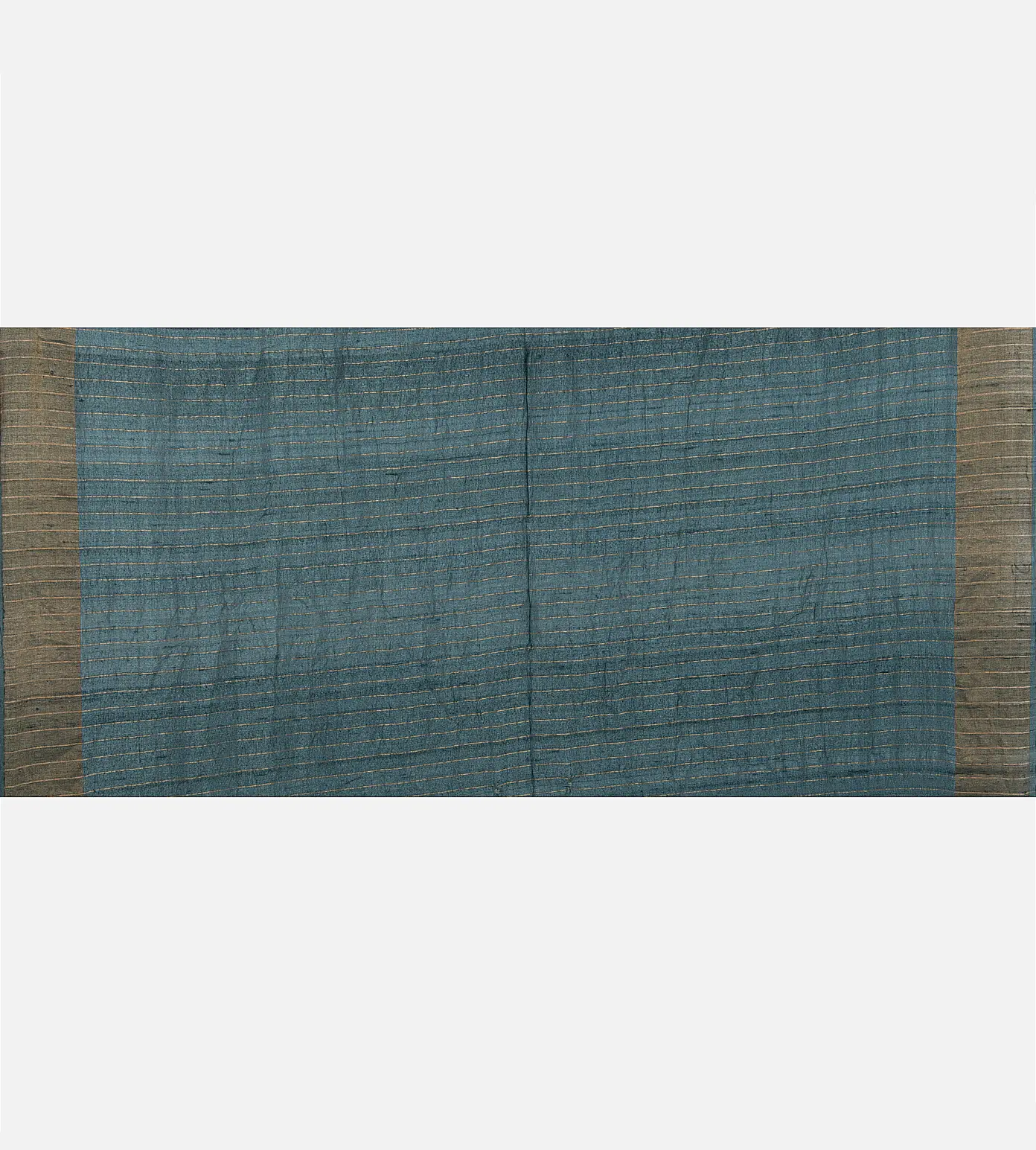 Olive Green Tussar Saree4