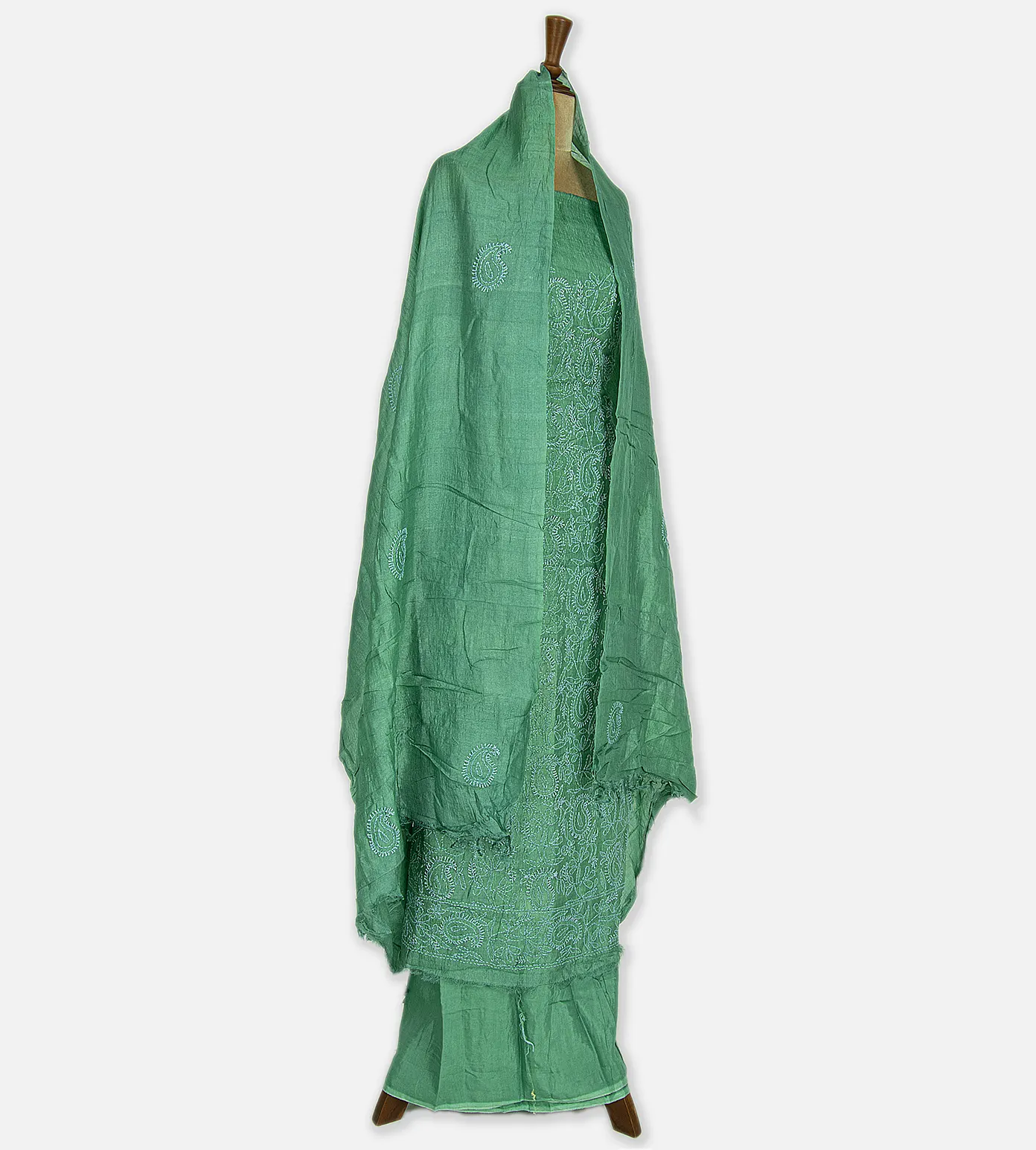 Green Tussar Salwar3