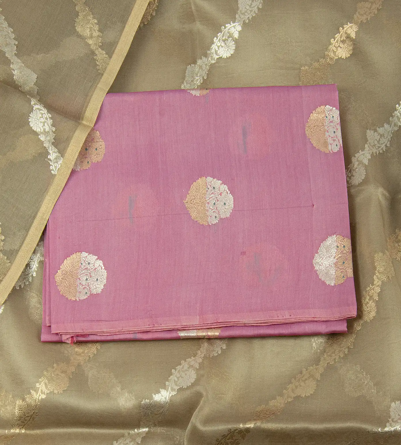 Light Pink Banarasi Silk Salwar1