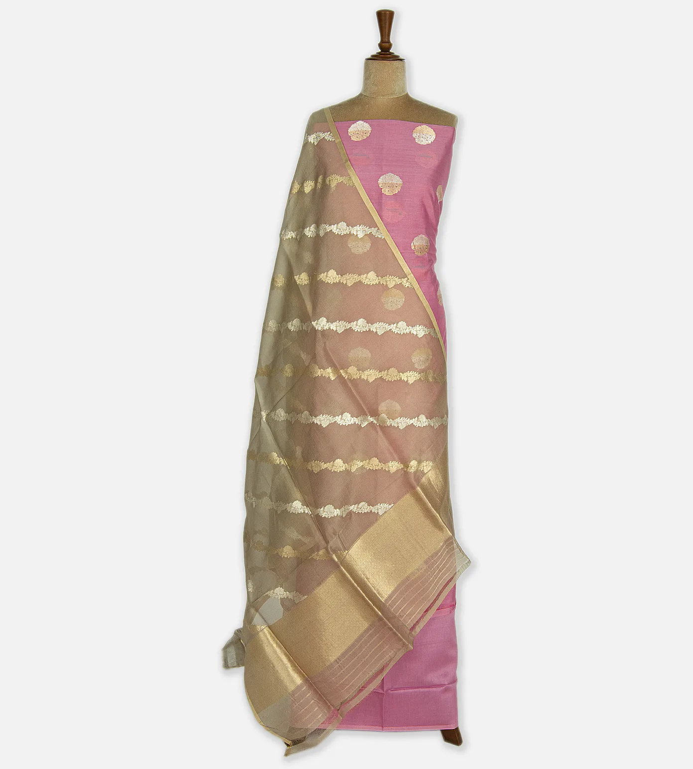 Light Pink Banarasi Silk Salwar2