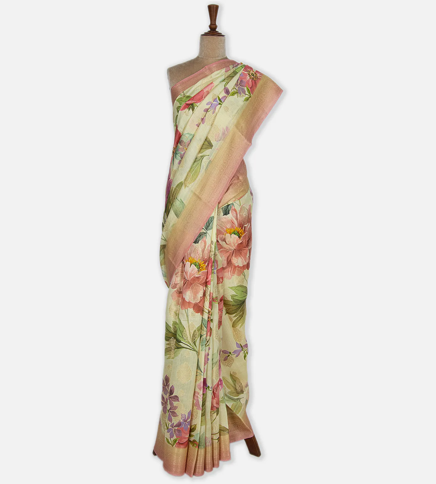 Yellow Chaniya Silk Saree2