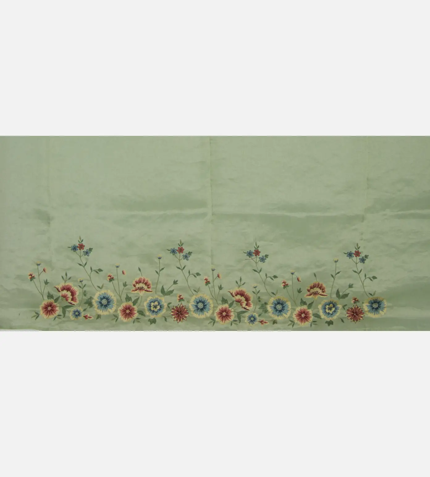 Green Tissue Organza Saree4