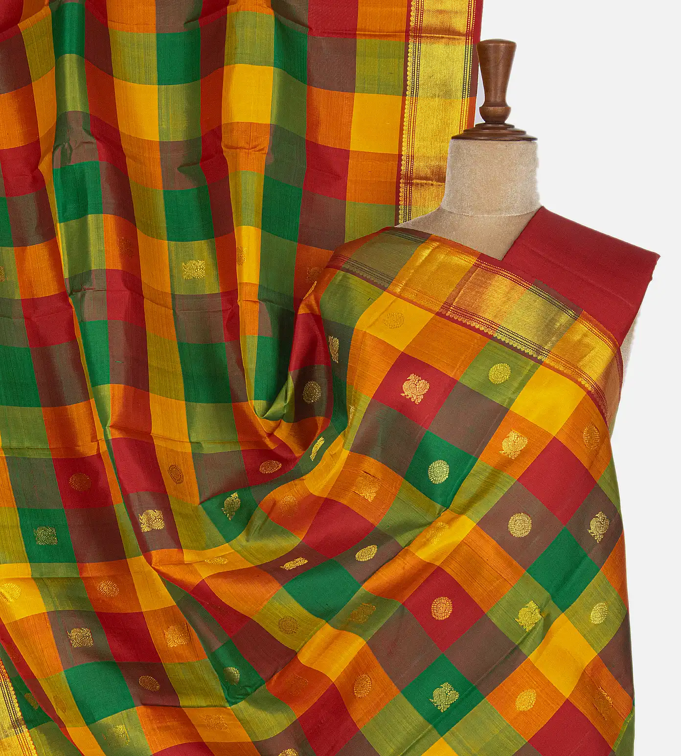 Shop Dark Brown With Pink Border Kottanchi Silk Cotton Saree Online –  www.kosigam.com