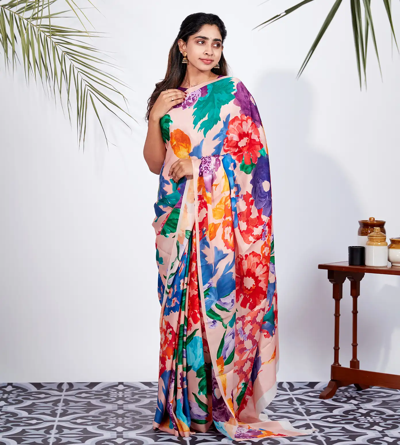 light-pink-satin-saree-b1045299-d