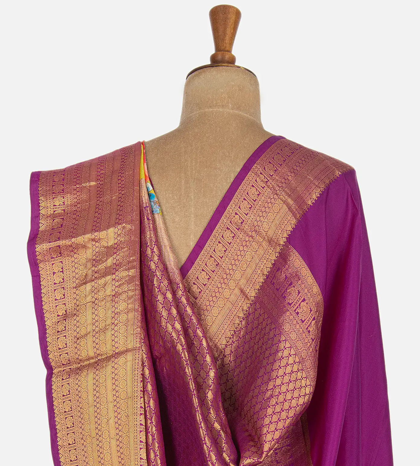 Yellow Soft Silk Saree3