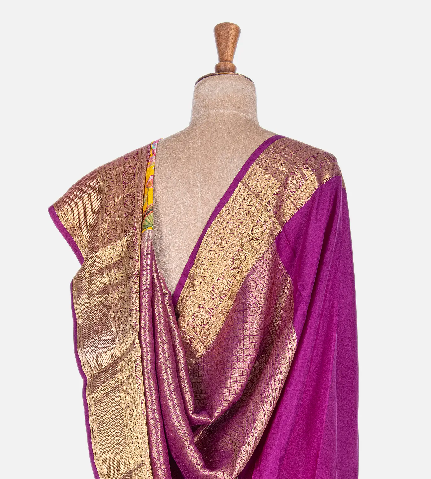 Yellow Soft Silk Saree3