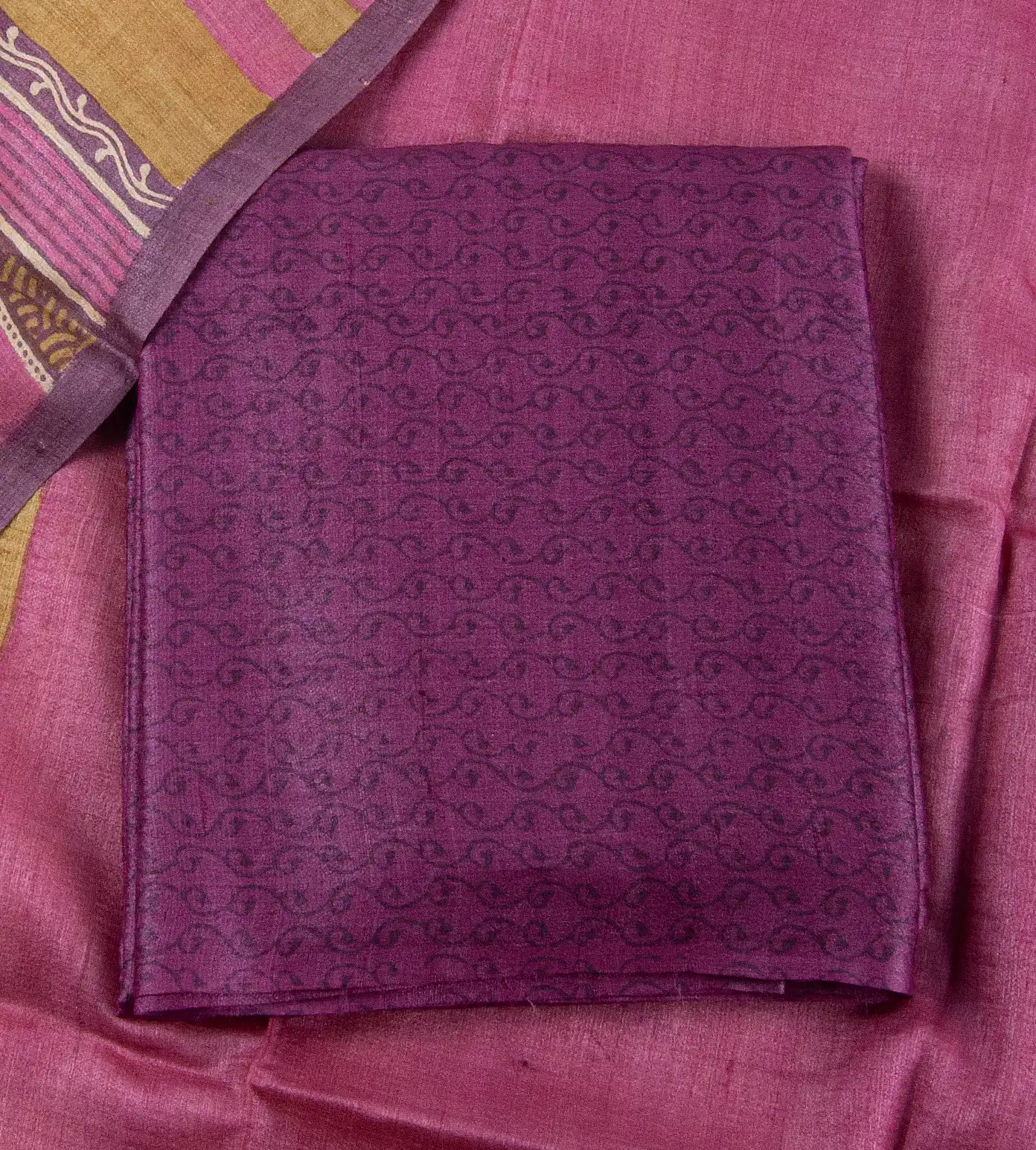 Purple Tussar Salwar1