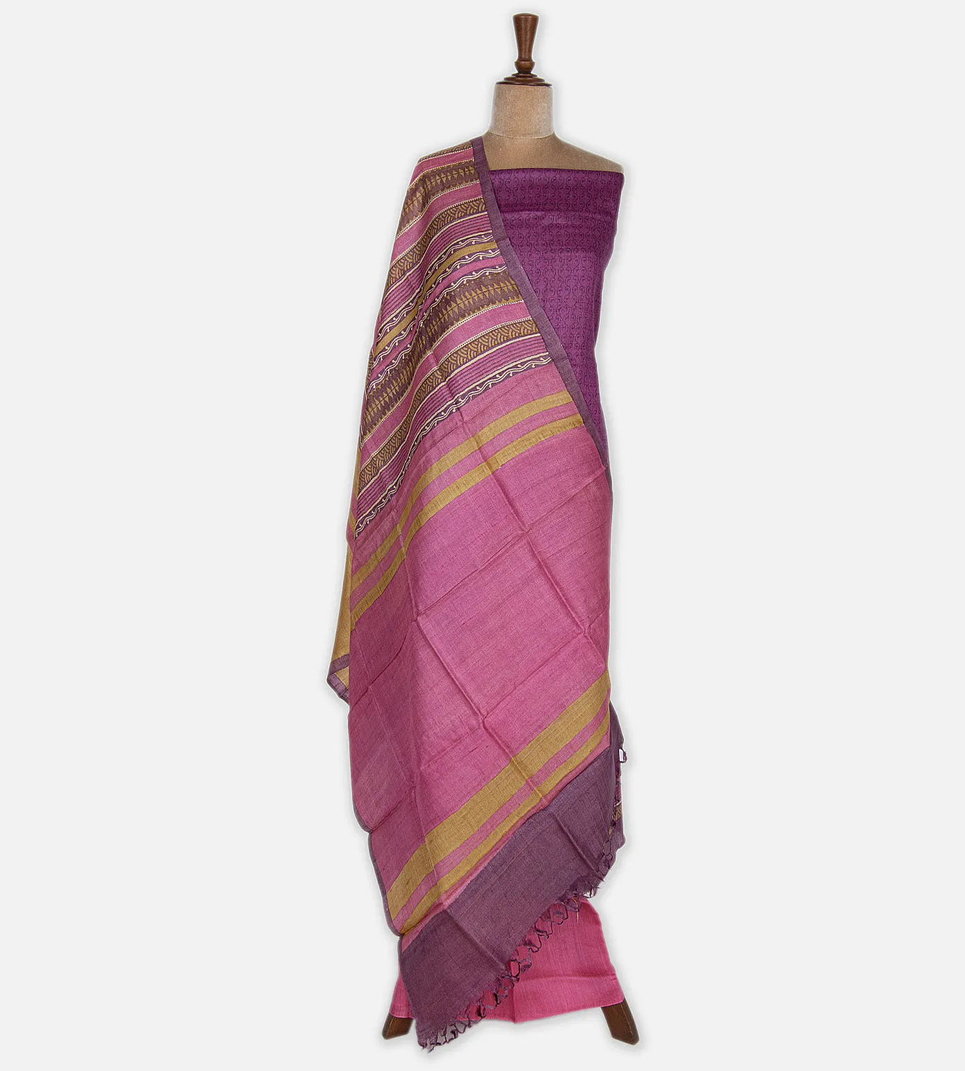 Purple Tussar Salwar2