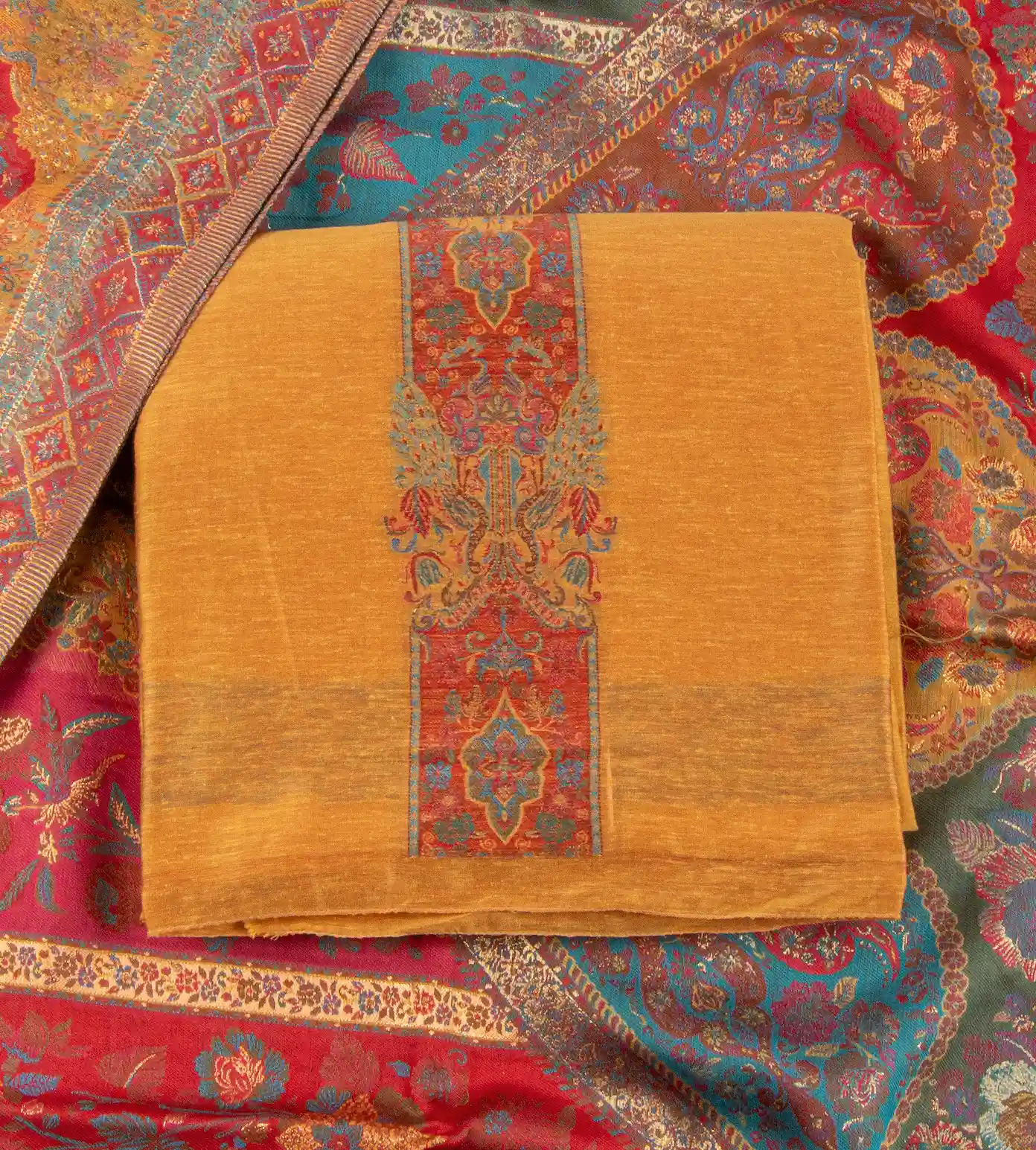 Yellow Kani Silk Salwar1