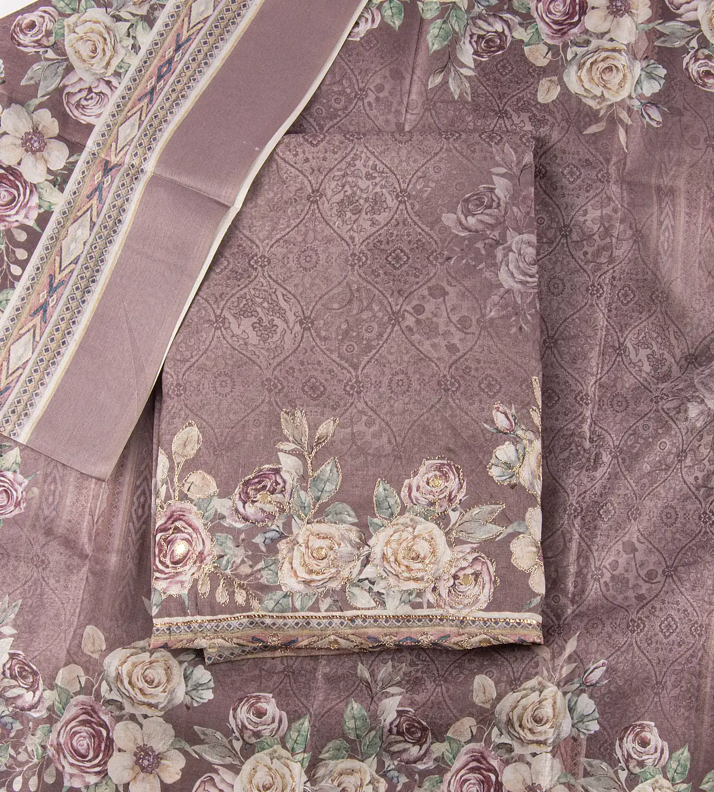 Mauve Cotton Salwar1