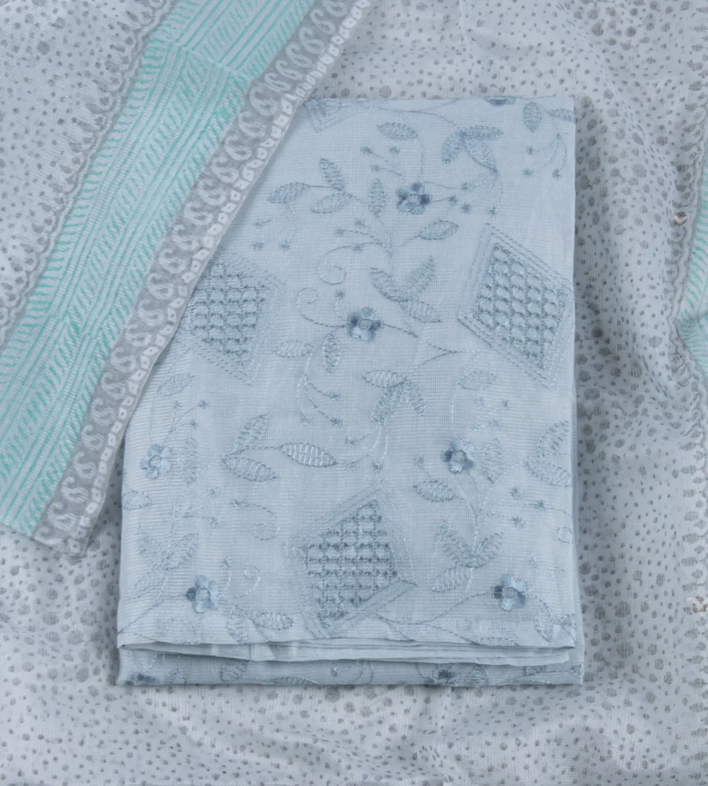 Powder Blue Kota Cotton Salwar1