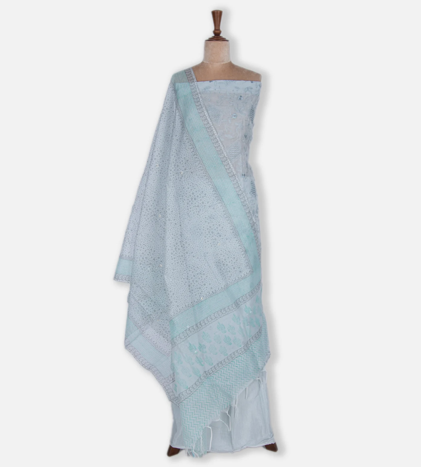 Powder Blue Kota Cotton Salwar2