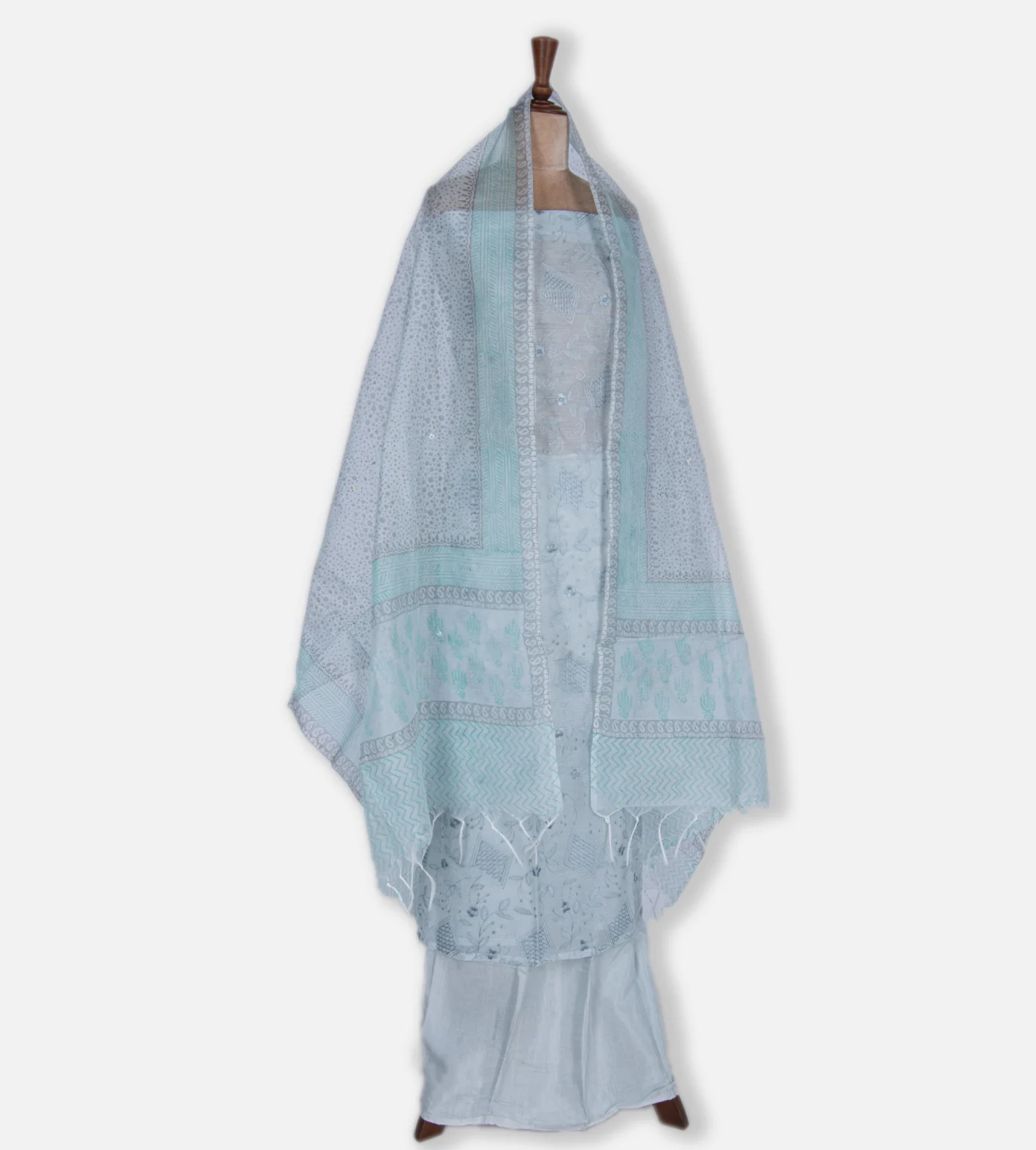 Powder Blue Kota Cotton Salwar3