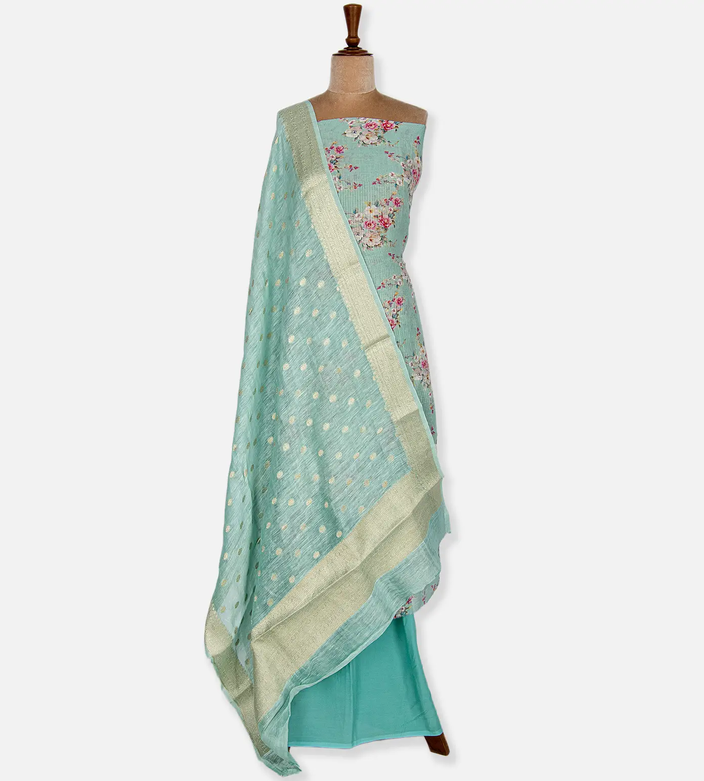 Light Blue Linen Salwar2